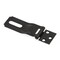 Prime-Line Door and Gate, Safety Hasp Hinge Latch with Swivel Staple 3-1/2 inch with Screws, Matte Black U 117128 - alternate 2