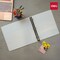 Deli Heavy Duty View Binder 2in, Letter, 3-Sided D-Ring, 4 Pockets, White, 6PK CF575-WH - alternate 2