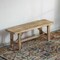 Vintiquewise 46'' Wooden Bench Farmhouse Entryway Organizer Retro Rustic Accent Seat Natural Wood Armless QI004773-48 - alternate 4
