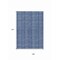 Homeroots 9' X 12' Denim Blue And Ivory Striped Washable Indoor Outdoor Area Rug 615047 - alternate 2