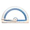 Westcott Soft Touch School Protractor W/ Antimicrobial Product Protection, 6" Ruler Edge, Assorted Colors, 2PK 14376 - alternate 3