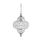 Jonathan Y Juliette 12" Crystal/Metal LED Pendant, Chrome JYL6111A - alternate 1