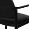 Office Star Products Big and Tall Guest Chair in Dillon Black Fabric with soft PU Arms, Sturdy Black Metal Chair 55052B-R107 - alternate 3