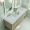 James Martin Vanities Breckenridge 72'' D Vanity, Whitewashed Oak w/ Jasmine Pearl Silestone Top w/ Wireless Charger 330-V72-WWO-FEJP - alternate 2