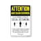 Signmission Public Safety, Hair Salon Customers Practice Social Distancing, 10in X 7in Decal, OS-NS-D-710-25364 OS-NS-D-710-25364 - alternate 1
