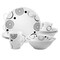 Gibson Modern Times 12 Piece Dinnerware Set 75097314M - alternate 3
