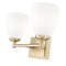 Z-Lite Oren 2-Light Vanity, 16 in W, Modern Gold 7004-2V-MGLD - alternate 3