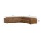 Homeroots 116" Brown Leather Modular Wood Sofa 641022 - alternate 3