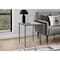 Monarch Specialties Accent Table 22"H, Side Table, Nightstand, Square, Grey Laminate, Black Metal, Modern I 3828 - alternate 2