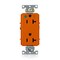 Leviton GFCI Receptacle, Orange, PBT Polyester D8300-IG - alternate 1