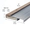 M-D Building Products 5-5/8 in. x 1-1/8 in. x 36 in. Silver Adjustable Aluminum & Hardwood Threshold 78600 - alternate 2