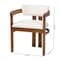 Baxton Studio Carice Modern Cream Boucle Dining Chair 256-13793-ZORO - alternate 3