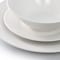 Gibson Home Everyday 12 Piece Round Fine Ceramic Dinnerware Set in White 118504.12R - alternate 2