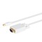 Monoprice Mini Displayport To Vga Cable, White, 10ft 6004 - alternate 2