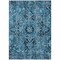 Homeroots 5' X 8' Denim and Gray Oriental Washable Non Skid Indoor Outdoor Area Rug 563749 - alternate 2