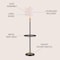 Jonathan Y Evans 61" Metal LED End Table Floor Lamp, Black/Brass JYL3002A - alternate 5