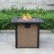 Bond Woodleaf 28'' Square Steel Gas Fire Pit 51846 - alternate 2