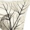 Homeroots 18" White And Black Botanical Linen Throw Pillow Cover with Embroidery 608177 - alternate 3