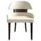 Leisuremod Ethos Collection Modern Wooden Dining Chair in Black/Cream EDC50BLCR - alternate 3