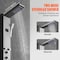 Vevor Shower Panel Tower System 6 Modes Hydroelectricity LED Stainless Steel 8004FL - alternate 2