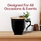 Smarty Had A Party 2 oz. Black Square Plastic Mini Coffee Tea Cups, 240PK 6937B-CASE - alternate 2