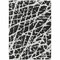 Homeroots 8' X 10' Black and White Abstract Washable Non Skid Indoor Outdoor Area Rug 559241 - alternate 3