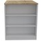 Homeroots 36in Natural and White Wood Kitchen Island With Storage 477891 - alternate 2