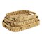 Homeroots Set of Three Natural Water Hyacinth Rectangular Basket Trays 571502 - alternate 2