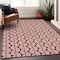 Homeroots 10' X 14' Red And Ivory Ogee Washable Indoor Outdoor Area Rug 601607 - alternate 3