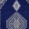 Homeroots 3' X 5' Navy Blue Gray And Brown Oriental Washable Indoor Outdoor Area Rug 598424 - alternate 2