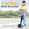 Lifemaster Kids 3-Wheel Scooter with Foldable Seat, LED Wheels, Adjustable Handlebar, Indoor/Outdoor Blue LIFMS22 - alternate 2