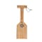 Picnic Time Family Of Brands LSU Tigers - Hardwood BBQ Grill Scraper with Bottle Opener, Parawood 871-00-505-293-0 - alternate 1