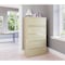 Hirsh 36 in W 5 Drawer Lateral File Cabinet, Putty, A4/Legal/Letter 17638 - alternate 4