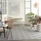 Homeroots 7' X 10' Light Gray And Gray Geometric Indoor Outdoor Area Rug 550825 - alternate 3