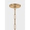 Troy Lighting Kori 9in wide 1 Light Pendant in Patina Brass F4909-PBR - alternate 2
