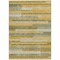 Homeroots 8' X 10' Gold Wheat And Ivory Striped Washable Indoor Outdoor Area Rug 613281 - alternate 3