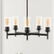Jonathan Y Orpheus 24" 5-Light Farmhouse Industrial Iron Cylinder LED Chandelier, Oil Rubbed Bronze/Clear JYL9546A - alternate 3