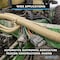 Kable Kontrol Convoluted Split Wire Loom Tubing - 1/2" Inside Diameter - 10' Length - Beige WL903-10-BEIGE - alternate 2