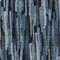Homeroots 9' X 12' Blue Black And Gray Striped Washable Indoor Outdoor Area Rug 603219 - alternate 3