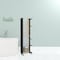 Homeroots 20" Black Wood Freestanding Single Door Bathroom Vanity With Mirror 543617 - alternate 3