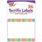 Trend Cheerful Stripes Terrific Labels, 216PK T68130 - alternate 1