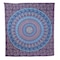 Homeroots 92" X 84" Sky Blue And Purple Mandala Cotton Hanging Tapestry 397422 - alternate 1