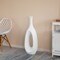 Uniquewise 36-Inch Frosted White Fiberglass Tall Floor Vase - Decorative Vase for Modern Home Decor QI004677.M - alternate 3