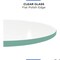 Fab Glass And Mirror Round Glass Table Top 29in Clear, Tempered, Wall Mirror, Safety Backing, Clear Finish 29RT6THFLTE - alternate 4