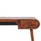 Homeroots 54" Brown Solid Wood Writing Desk 723451 - alternate 4