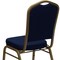Flash Furniture Navy Blue Fabric Banquet Chair, PK4 4-FD-C01-ALLGOLD-2056-GG - alternate 2