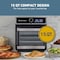 West Bend 15 Qt. Air Fryer Oven with 16 Presets, in Black AFWB15BK13 - alternate 2