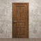 Sartodoors Interior Solid French Door 42 x 80 inches, Ego 5012 Cognac Oak Veneer, Single Regular Panel Frame EGO5012ID-DKO-42 - alternate 4