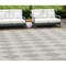 Homeroots 8' X 10' Beige Geometric Washable Indoor Outdoor Area Rug 577010 - alternate 1