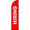 Showdown Displays 13 Ft  Premium Blade Sail Sign Double-Sided Graphic - Hiring Red 908122-004 - alternate 2